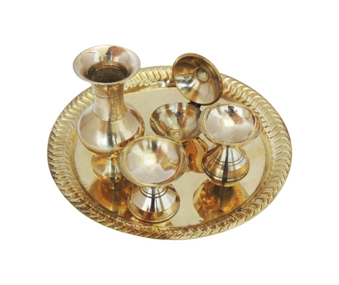 Brass Temple Pooja Thai 0.46Kg