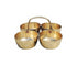 Brass Chokta Small 4 Bowl Combined 0.075kg