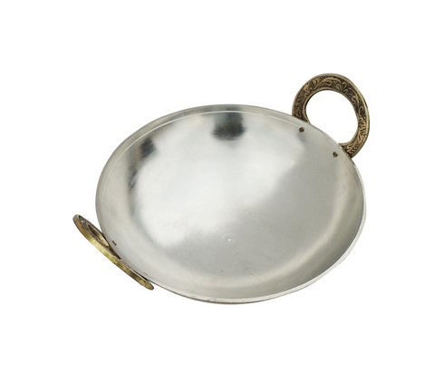 Brass Kadai With Kalai Work 1.01kg