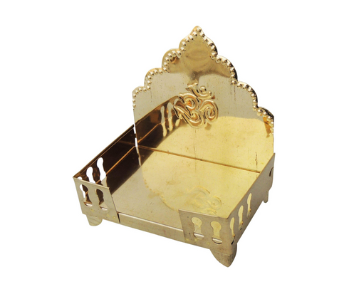 Brass Singhansan Sheet For God Idol 0.22kg