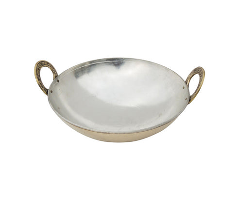 Brass Kadai With Kalai Work 2.08kg