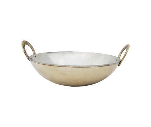 Brass Kadai With Kalai Work 2.08kg