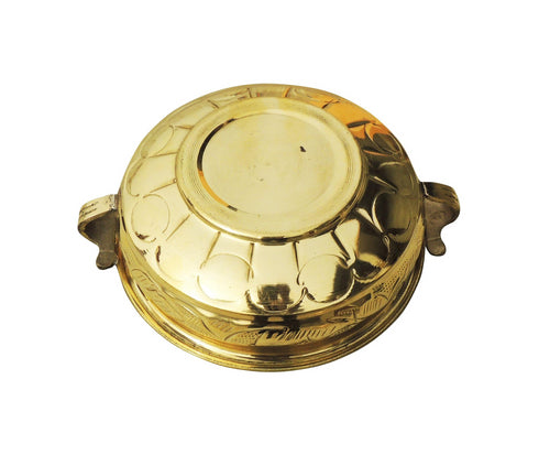 Brass Urli With Handwork 0.465Kg