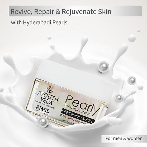 Ayouthveda Pearly White Night Cream