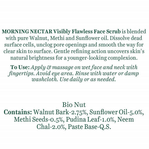 Biotique Advanced Ayurveda Bio Morning Nectar Visibly Flawless Face Scrub 50g