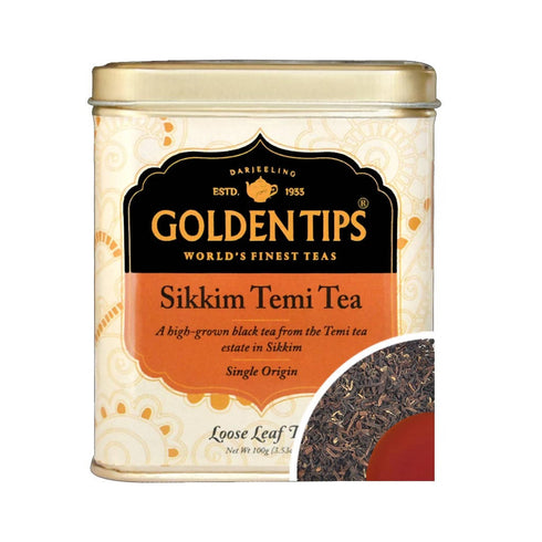 Golden Tips Sikkim Temi Tea Tin Can