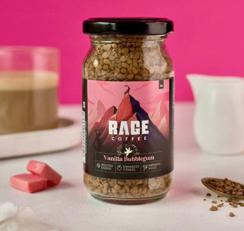 Rage Coffee Vanilla Bubblegum Instant Coffee