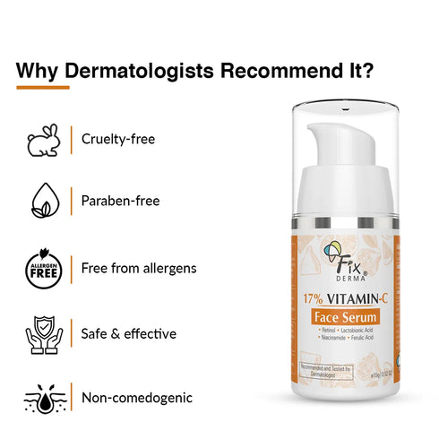 Fixderma Skincare Vitamin C Face Serum For Bright Skin