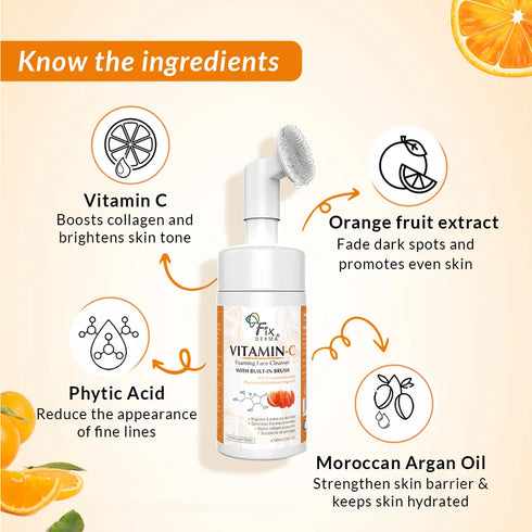 Fixderma Skincare Vitamin C Foaming Face Cleanser