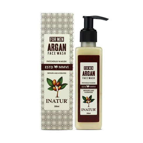Inatur Argan Face Wash For Men 200 ml