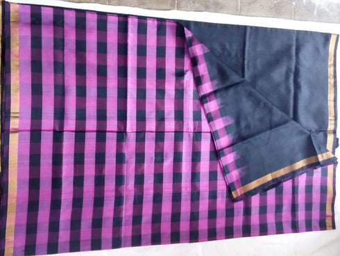 Lv Checks Saree