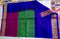 Saree With Combination Of Three Colors