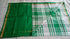 Soundrya Green With White Checks Saree