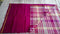 Soundrya Pink White Checks Saree