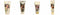 Shahnaz Husain Facial Kit 4 Pcs Shalife 60g + Shascrub 40g + Shatex 100g + Shamoist 100g