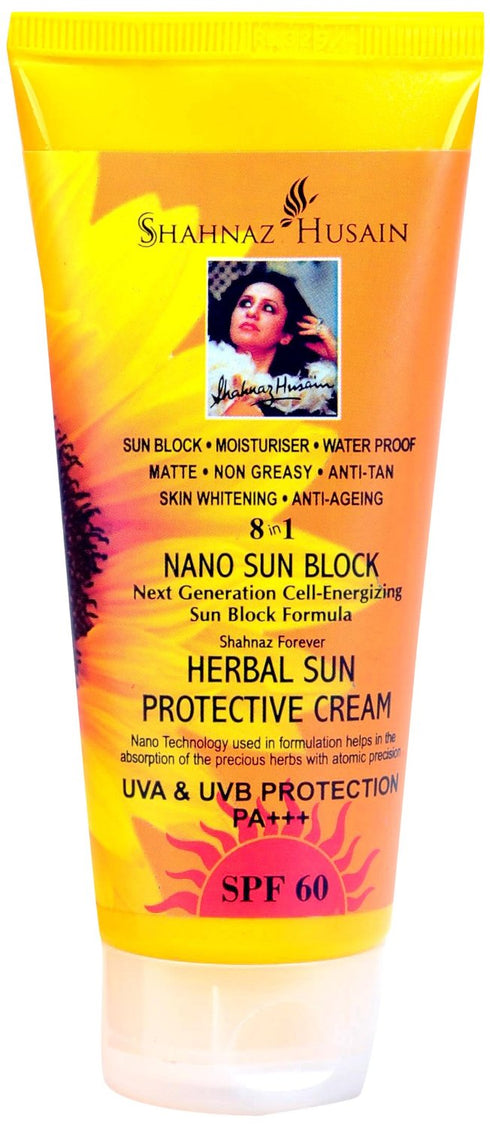 Shahnaz Husain Nano Sun Block Sun Protective Cream Spf 60