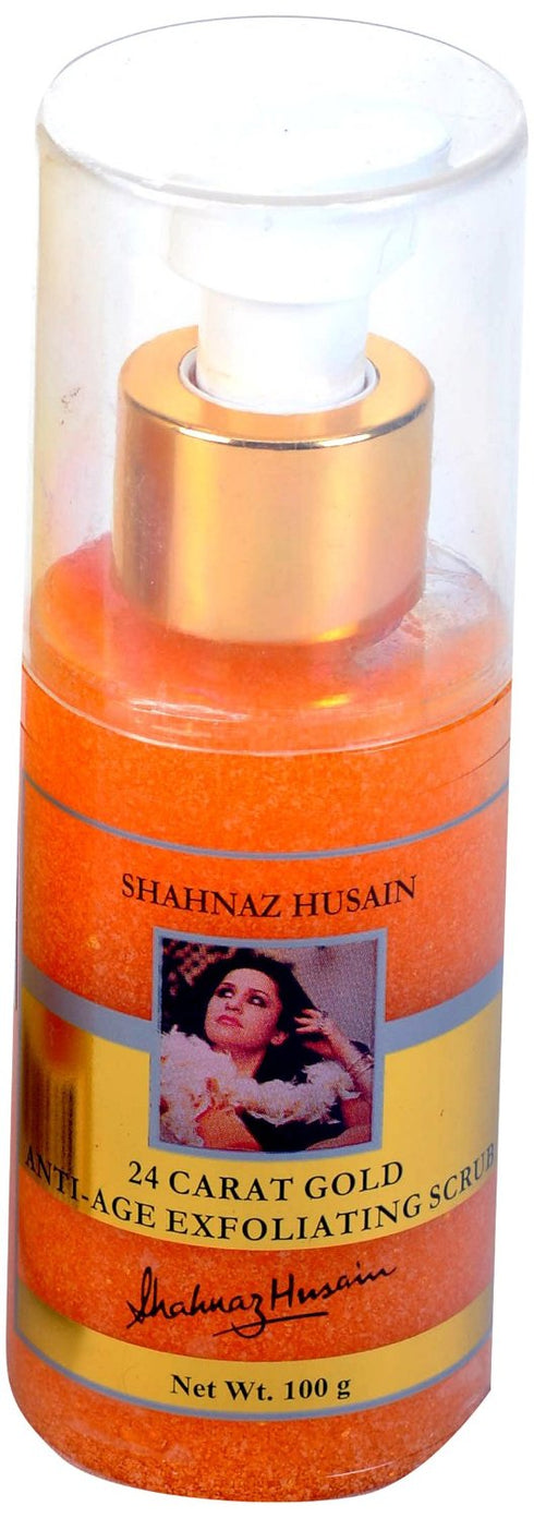 Shahnaz Husain 24 Carat Gold Anti Age Exfoliating Scrub 100g