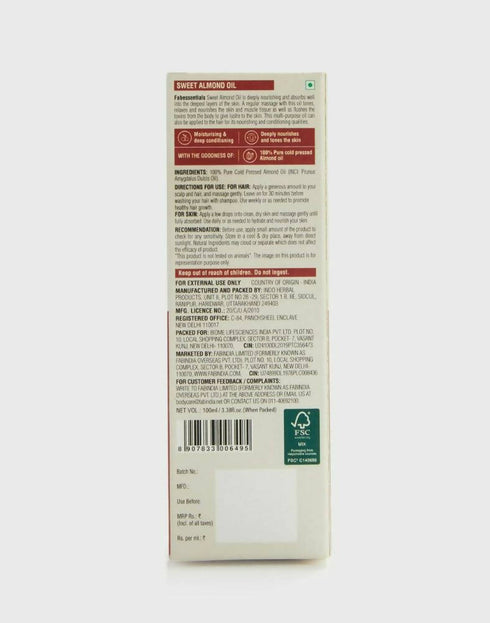 Fabessentials Sweet Almond Oil