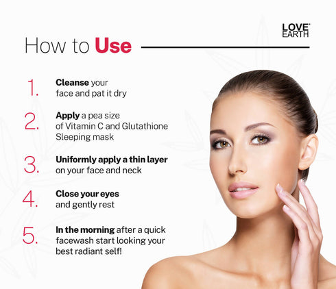 Love Earth Vitamin C and Glutathione Glow Sleeping Mask