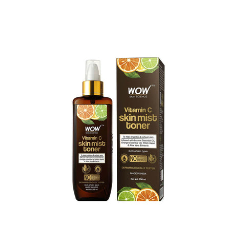 WOW Skin Science Vitamin C Mist Toner | Fight Aging Facial Mist for Dull