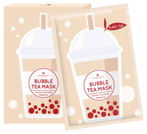 Annie's Way Black Tea Bubble Tea Mask