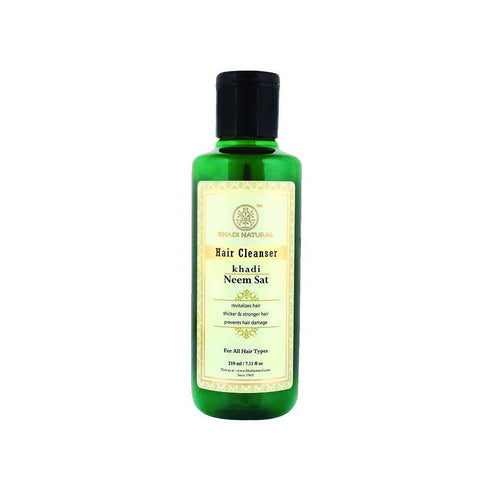 Khadi Natural Hair Cleanser Khadi Neem Sat 210ml