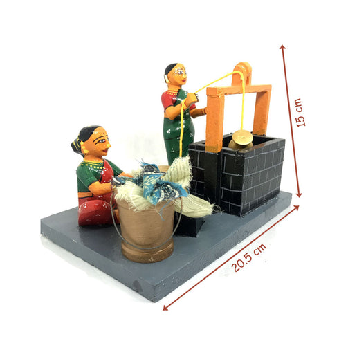 Water Well in Village Theme Kondapalli Toys