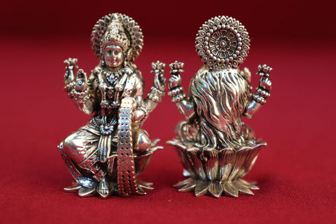 Pure Silver Lakshmi Devi Antique Idols 47g