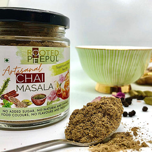 Rooted Peepul Artisanal Biryani Masala & Artisanal Pav Bhaji Masala Combo 75g