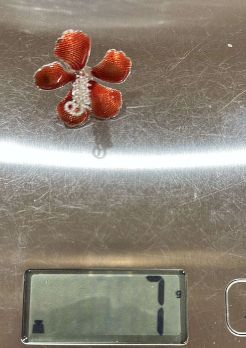Pure Silver Hibiscus Flower 7g