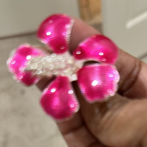 Hibiscus Flowers in Pure Silver 7g