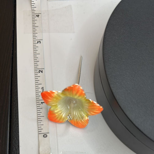 Pure Silver Enamel Flowers 6g