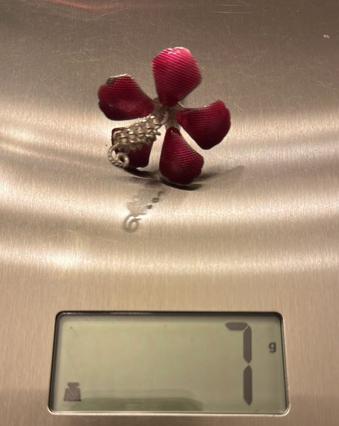 Pure Silver Hibiscus Flowers 7g