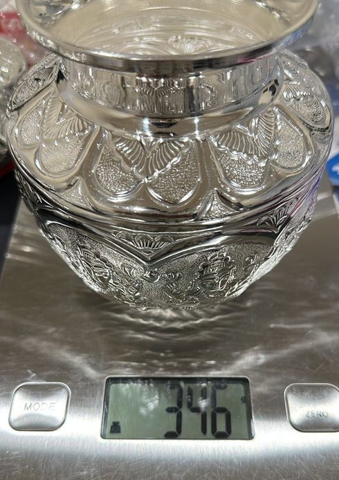Pure Silver Asthalaxmi Design Kalasham 346g