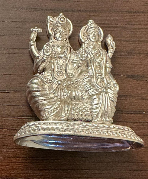 Pure Silver Lakshmi Narayana Antique Idol 17g