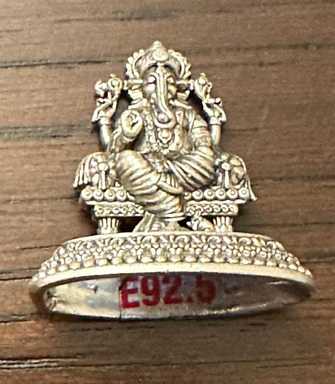 Pure Silver Ganesh Antique Idol 6 grams 1 Pcs