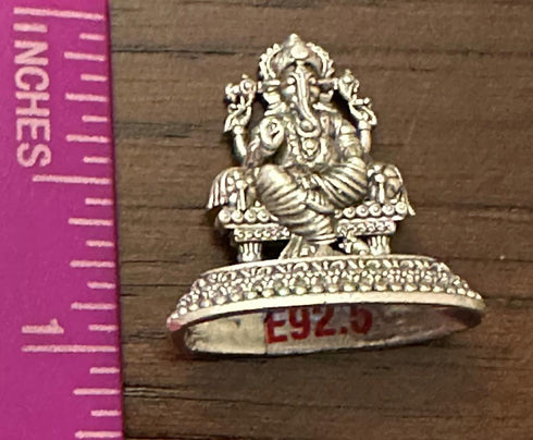 Pure Silver Ganesh Antique Idol 6 grams 1 Pcs