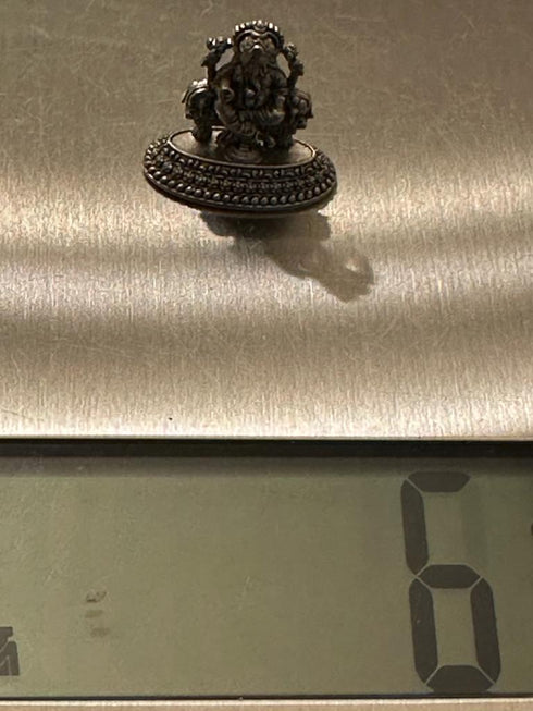 Pure Silver Ganesh Antique Idol 6 grams 1 Pcs
