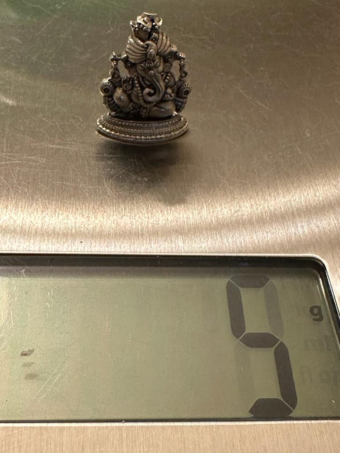 Pure Silver Ganesh Antique Idol 5 grams 1 Pcs