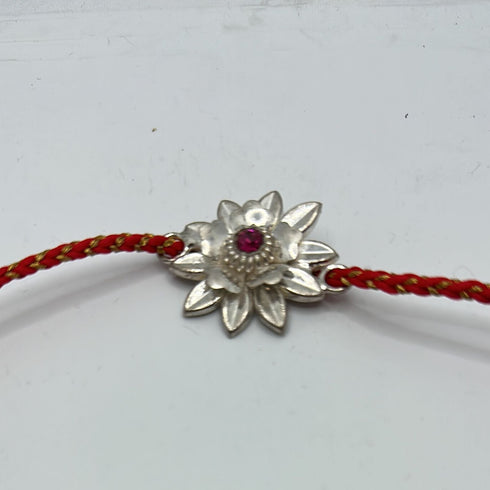 Pure Silver Plain Rakhis Assorted Each 1