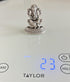 Pure Silver Oxidized Ganesh Antique Idol 23g