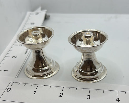 Pure Silver Pair of Diyas 24g