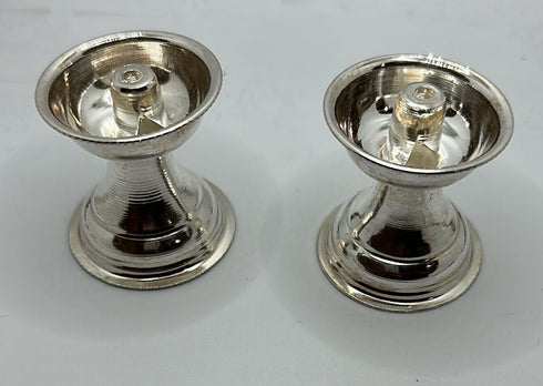 Pure Silver Deepam Diyas Pair 24g
