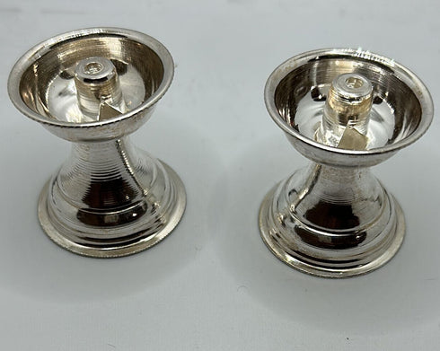 Pure Silver Pair of Diyas 24g