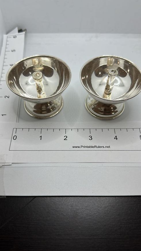 Pure Silver Big Size Deepam Pair 64g
