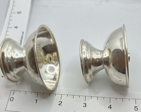 Pure Silver Big Size Deepam Pair 64g