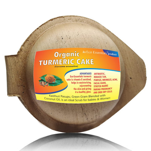 Khadi Eco Essentials Organic Turmeric Cake | Soap