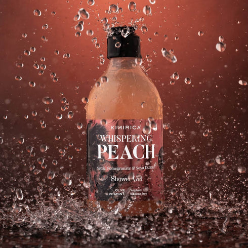 Kimirica Whispering Peach Sulphate Free Shower Gel 300ml