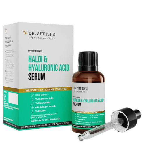 Dr. Sheth's Haldi and Hyaluronic Acid Serum 30ml