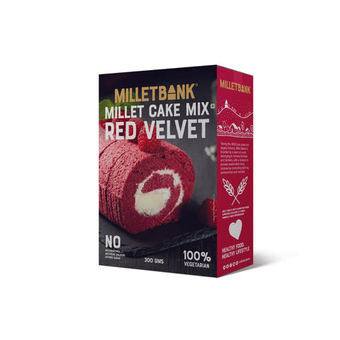 Millet bank Multi millet Red Velvet Cake Mix 300g